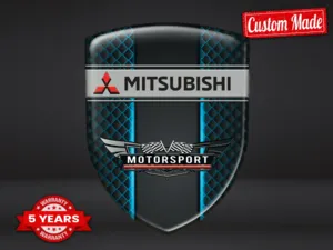 Mitsubishi Emblemi Auto su Misura Stile Max Durevoli Pro Edizione